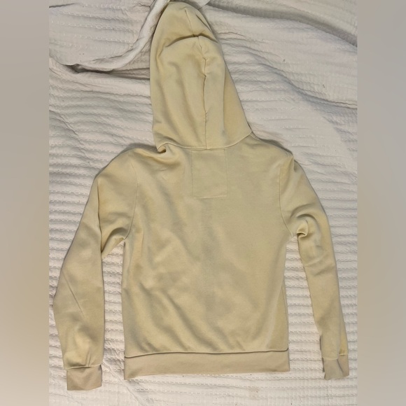 AVIATOR NATION 5 STRIPE ZIP-UP HOODIE / JACKET - VINTAGE WHITE - MEDIUM - Picture 6 of 9